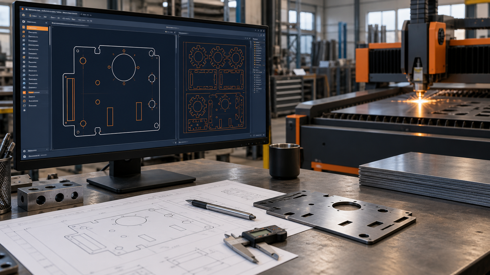 Lazer kesim için DXF ve DWG dosyasının CAD ortamında hazırlanması